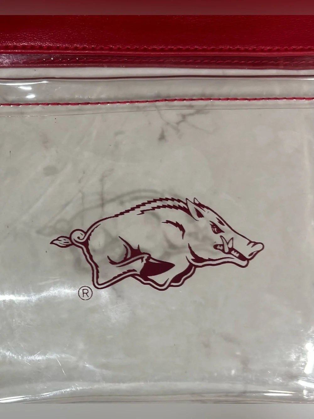 University of Arkansas Clear Gameday Crossbody Bag